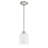 Nils 1-Light Clear Glass and White Glass Shades Mini Pendant Light-389481212