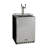 Kegco 24" Wide Dual Tap Stainless Steel Built-In Right Hinge Kegerator with Kit