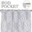 Scotia 100% Polyester Light Filtering - Room Darkening Curtain Pair-1053824673-1024387630