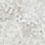 Carreau de mosaïque en marbre aiguisé de 12 po x 12 po Carrara