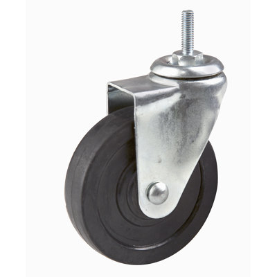 4" Industrial Grade Rubber Casters