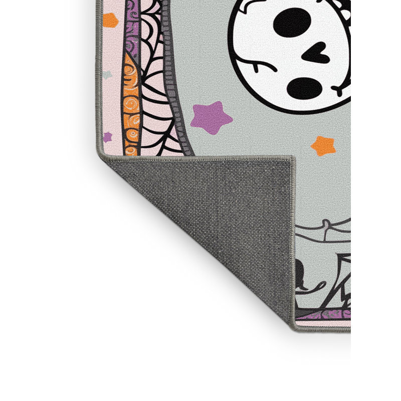 Tapis de vacances d'Halloween The Holiday Aisle®, Rectangulaire 3 pi x 5 pi