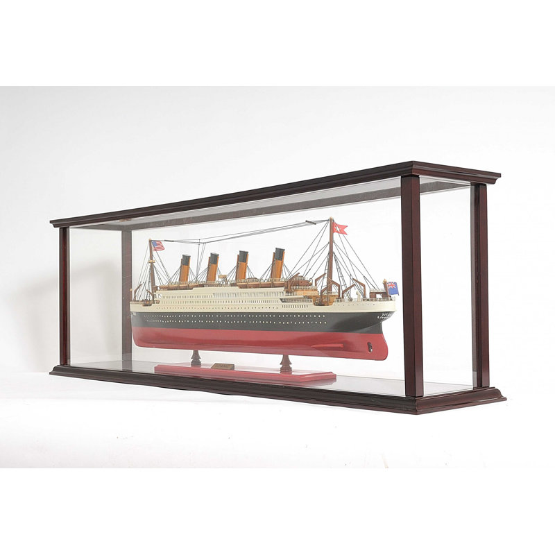 Baldivis Wood Display Cases, 16" H x 9.5" W x 38.5" D