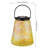 Murano Handcrafted Glass and Metal Solar Powered Decorative Outdoor Lantern-125844720