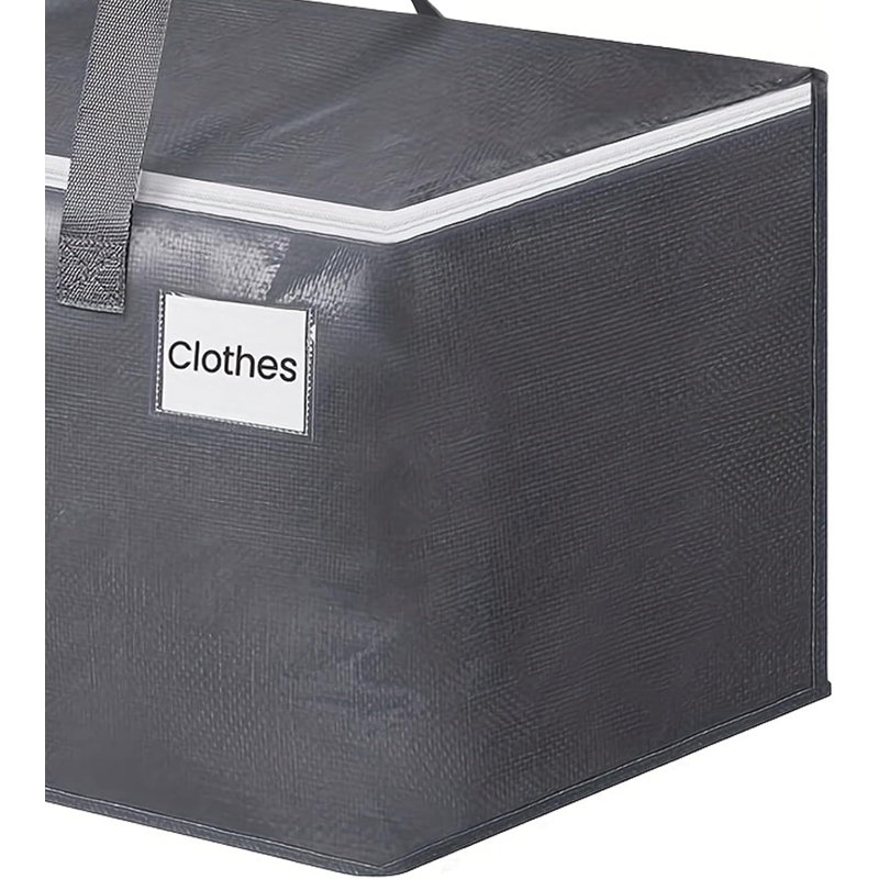 93L Large Moving Bags with Zippers Heavy Duty Storage Bags(Set of 6)