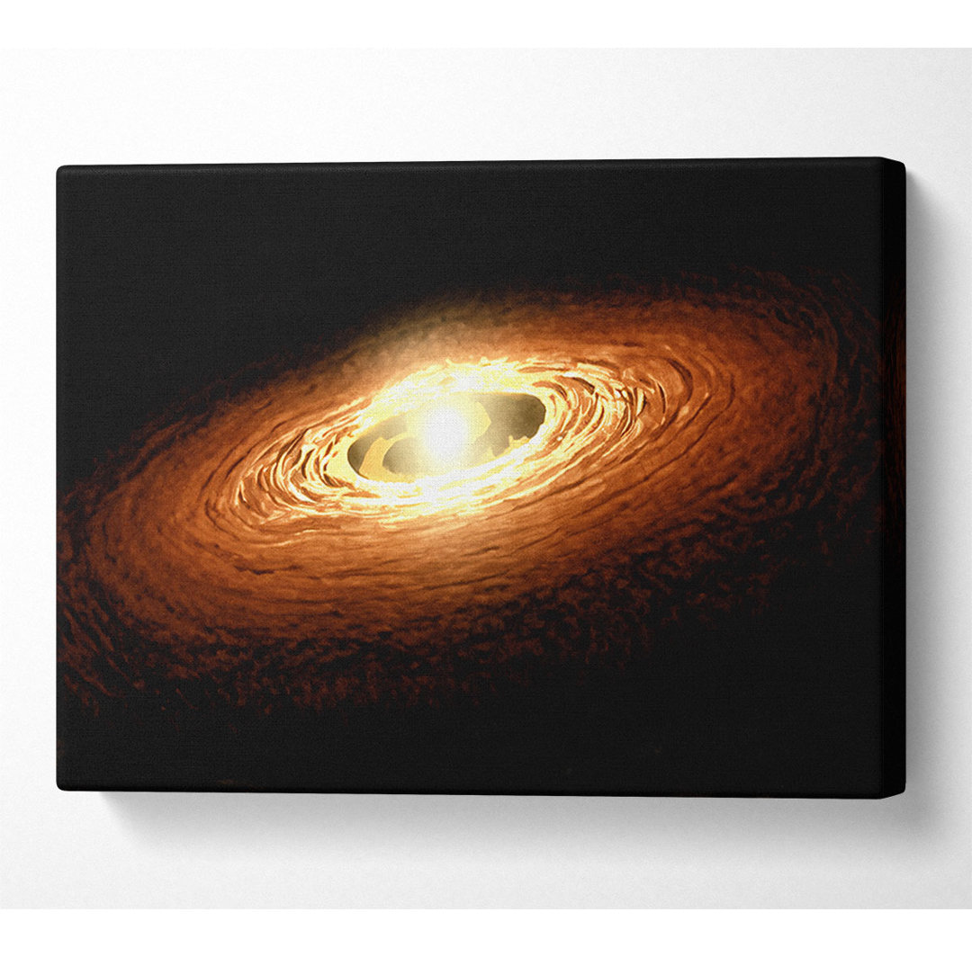 Goldener Ring Galaxie - Druck