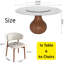  Ensemble de chaises de table de salle à manger 7 pièces Otelia-430730141-426444488-430730140
