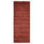 Tapis de couloir en soie noué à la main Essie - Tapis de couloir | Couleur orange foncé | Conception solide | Tapis de salon, chambre à coucher-1569034552