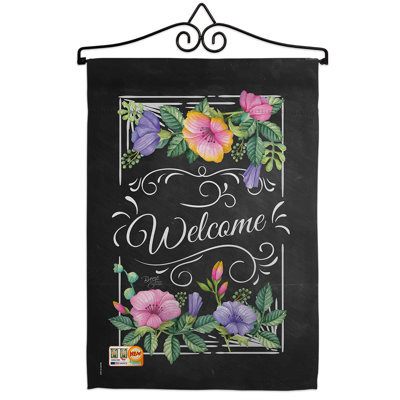 Double Sided 18.5'' H x 13'' W Polyester Flag Set