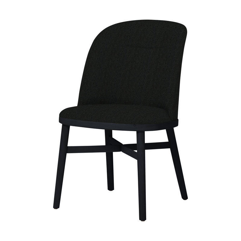 Bund 18'' H Upholstered Dining Chair, Black Oak, Medley 60999