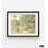 «Chester Iron Mountain and Western Railroad 1881», affiche de carte de Chester, impression de route de montagne de fer, ancienne carte du Michigan, art mural chalet rustique