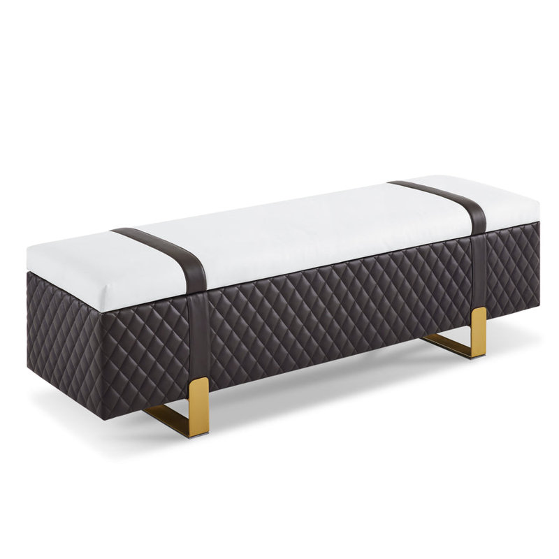 Repose-pieds avec repose-pieds Mercer41, Brun