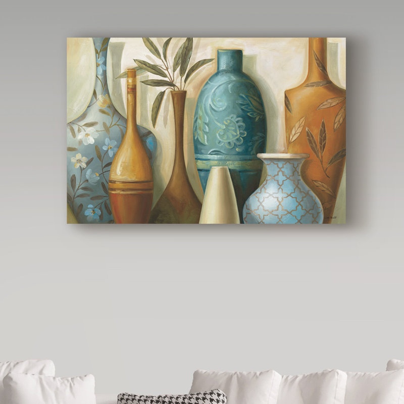 «Blue Morocco» par Lisa Audit - impression sur toile tendue, H 12 po x l 19 po x P 2 po