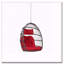 Balancelle PE en rotin, bois et rouge-1041143413-1041143418