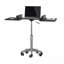 Table pliante pour ordinateur portable, graphite