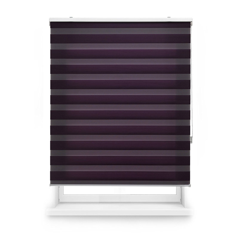 Semi Sheer Roller Blind, 175 cm L x 145 cm W, Violet