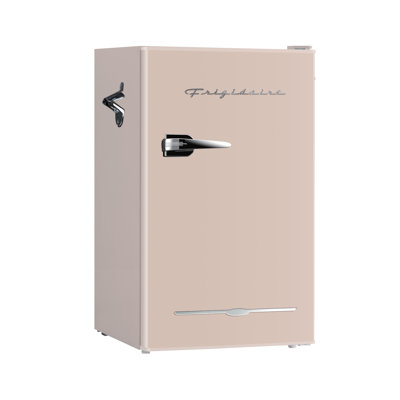 Frigidaire 3.2 Cu. Ft. Retro Compact Refrigerator with Chiller Compartment, Built-In Side Bottle Opener