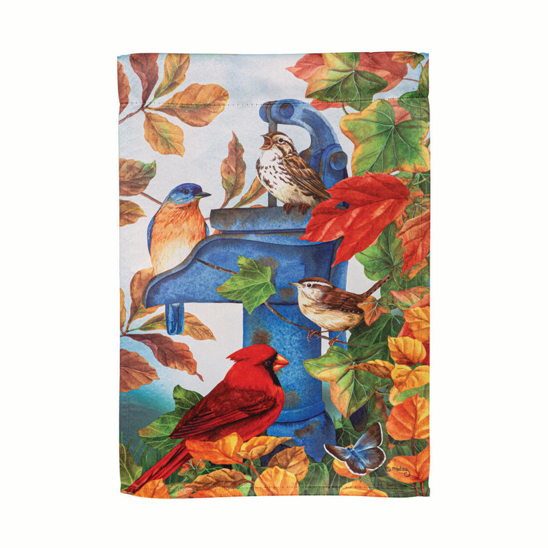 Drapeau de jardin «Where Birds Gather» en suède