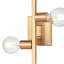 Julieta 3 Light Steel Dimmable Wallchiere-497271732