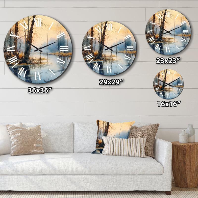 Horloge murale Summer Lake, Petit