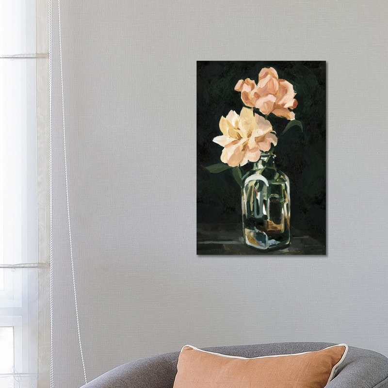 Dark Rose Arrangement II by Emma Caroline - Wrapped Canvas Print, 66.04 cm H x 45.72 cm W