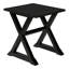 Table d'appoint, bout, table d'appoint, carré, table de chevet, chambre à coucher, lampe, placage noir, transitionnel-307114651