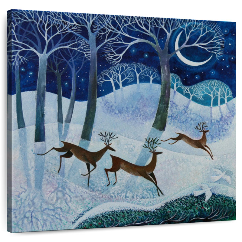 Brampt Deep Mid Winter, 33" H x 33" W