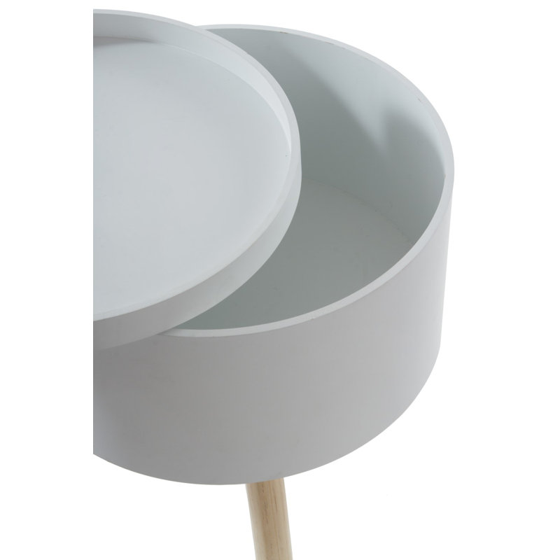 Dayne Tray Table Side Table with Storage