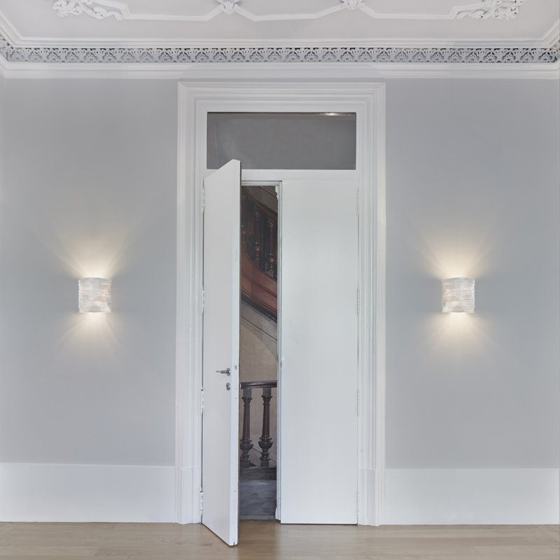 Kala 1 - Light LED Flush Mounted Sconce, White, Yes