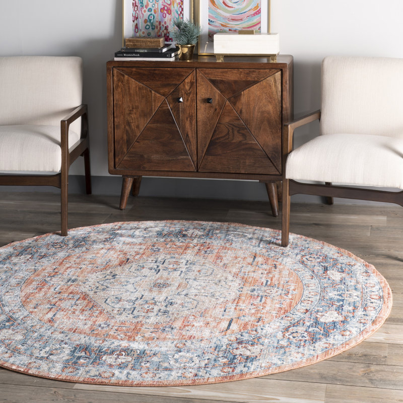 Tapis de couloir Demarcus, Rond 6 pi