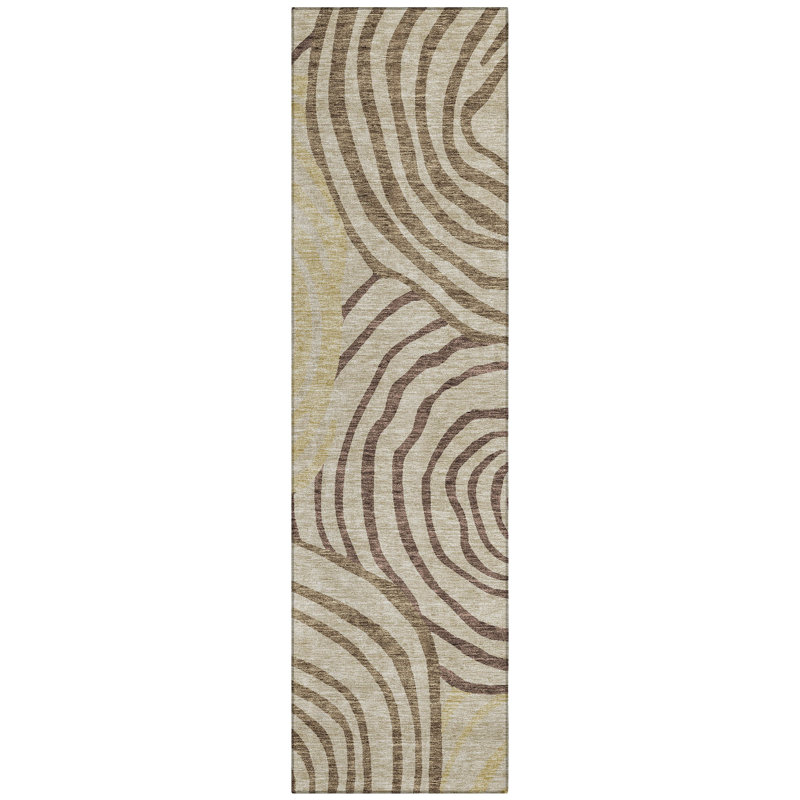 Leis Abstract Indoor Rug, Runner 2'3" x 7'6"