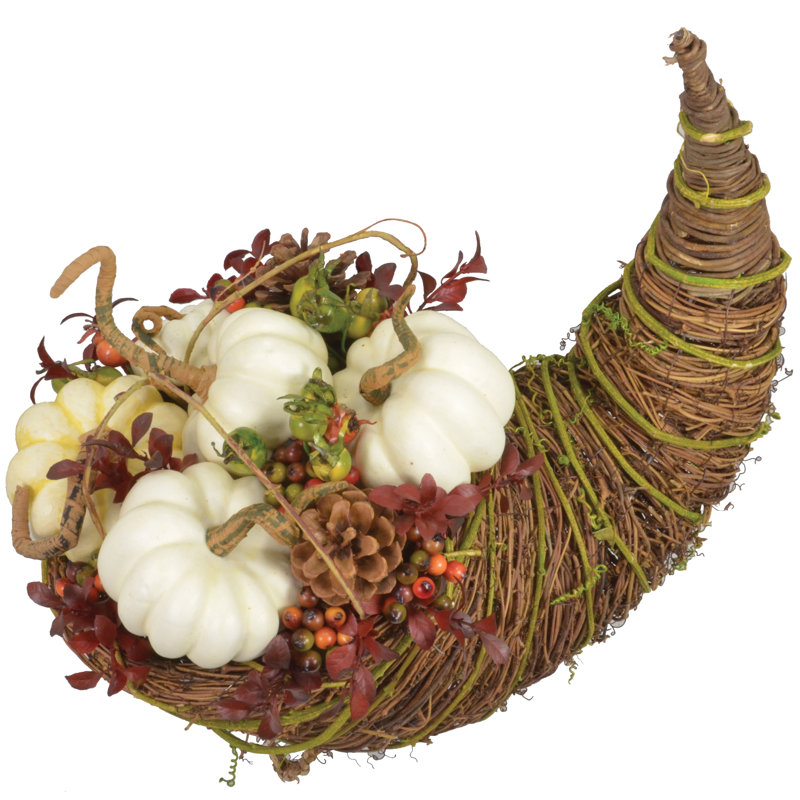 Mixed Assortment Arrangement, Cream, 12" H x 18" W