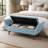 Velvet Upholstered Storage Bench-1374490752