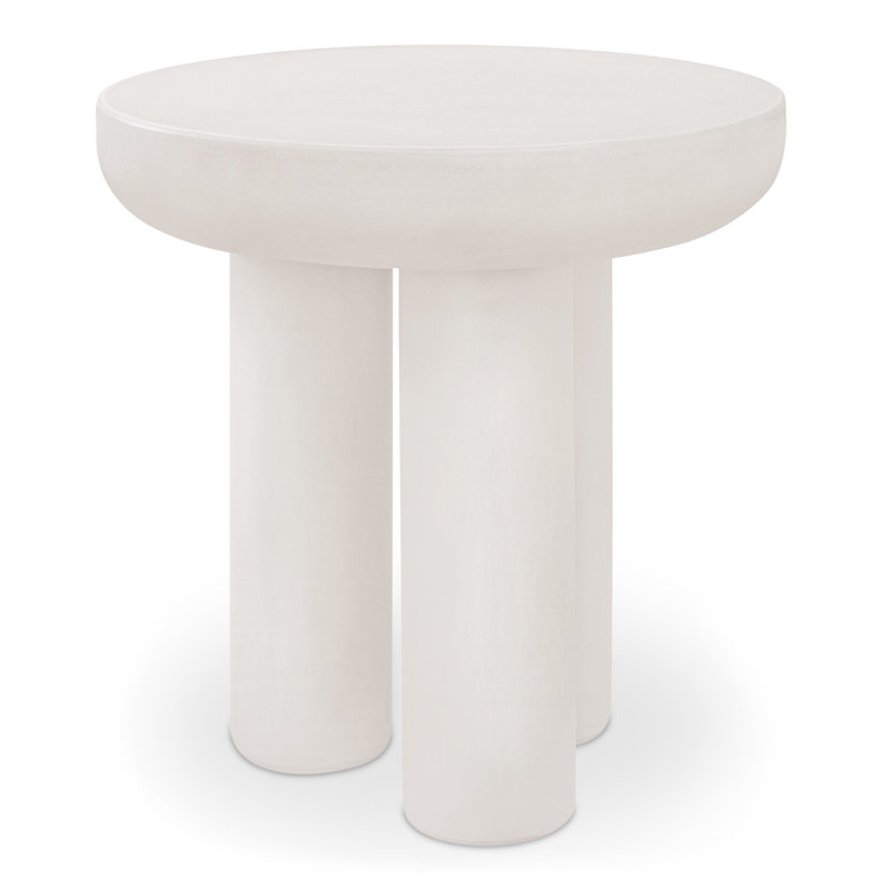 Rocca End Table, Cream