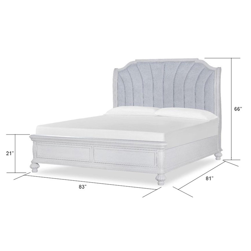 Ensemble de chambre à coucher tapissier Chanais Collection, Roi