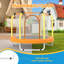 Trampoline pour tout-petits trampoline pour enfants intérieur et extérieur avec panier de basketball-121019116