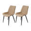 45cm H Side Chair in Brown
