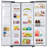 Samsung 22 cu. ft. Counter Depth Side-by-Side Refrigerator with Touch Screen Family Hub-49425571