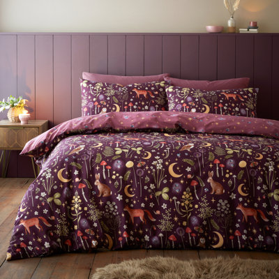 Enchanted Twilight Animals Duvet Cover Set