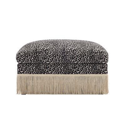 Ottoman Leopard Chenille