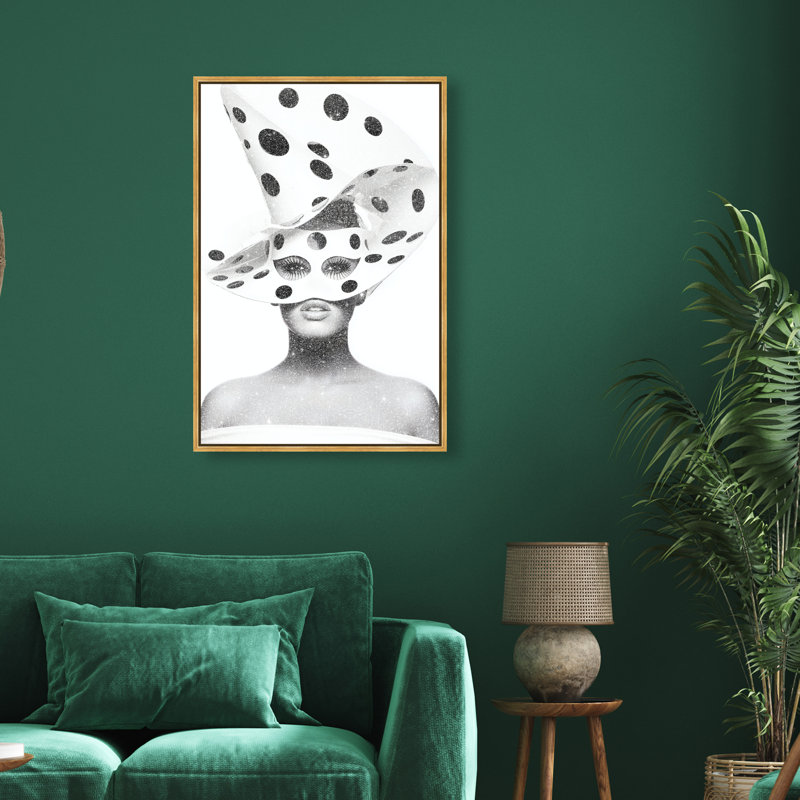 Spotted Sovereign Print by Oliver Gal, 31"H x 21"W, Gold Floater Frame