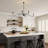 6-light Dimmable Tradition Candle Chandelier  