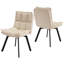 Ensemble de 2 fauteuils de salle à manger pivotants en similicuir (ensemble de 2)-1545800609-1574121759