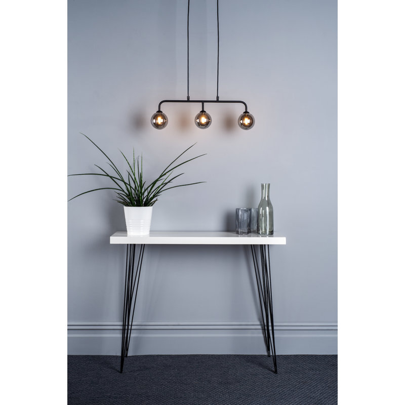 Derouen 100cm Solid Wood Top Console Table