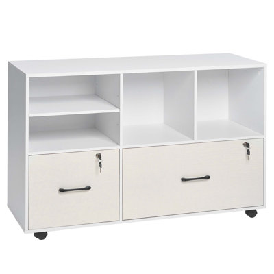 Classeur en bois 2 tiroirs