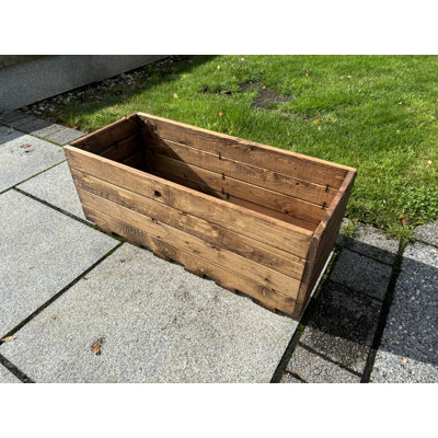 Handmade Wood Planter Box