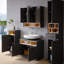 Jaslynne Freestanding and Wall Bathroom Storage Furniture Set-1787840129