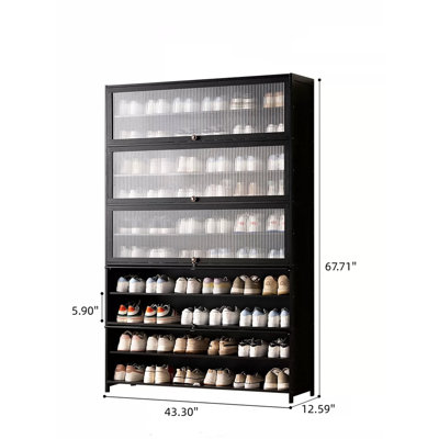 Range-chaussures à grande capacité à 13 niveaux