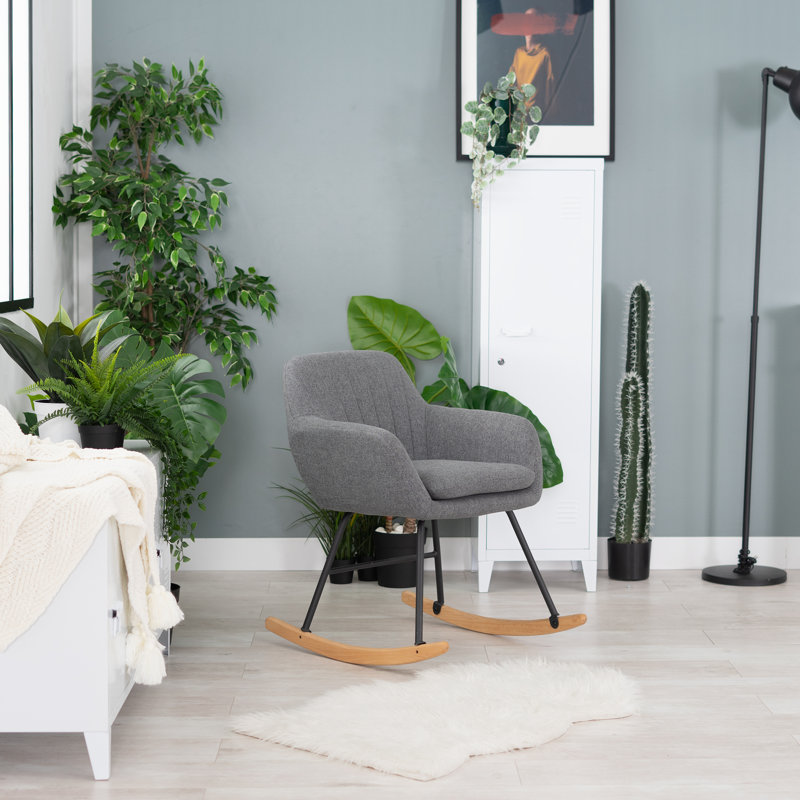 Mullinax Rocking Chair, Grey
