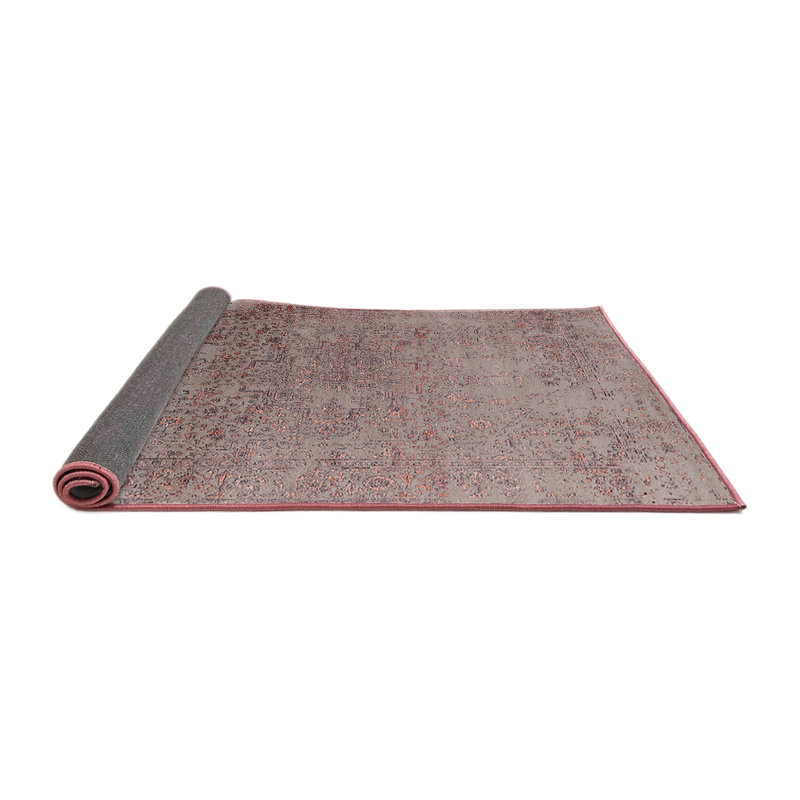 Tapis oriental brun clair Huguley, Rond 4 pi